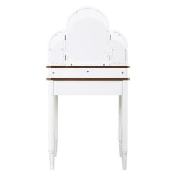 Coiffeuse Blanche 3 Tiroirs Solen Atmosphera 15 Coiffeuse Blanche 3 Tiroirs Solen Atmosphera -Demeyere Le mobilier Boutique coiffeuse blanche 3 tiroirs solen atmosphera 7