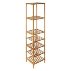 Colonne 7 Niveaux Salle Bain Varia Naturel Bambou -Demeyere Le mobilier Boutique colonne 7 niveaux salle bain varia naturel bambou 2