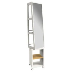 Colonne Miroir Pivotante 5 Niveaux Coconut -Demeyere Le mobilier Boutique colonne miroir pivotante 5 niveaux coconut 2