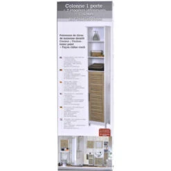 Colonne Salle De Bain Bicolore Stockholm -Demeyere Le mobilier Boutique colonne salle de bain bicolore 2