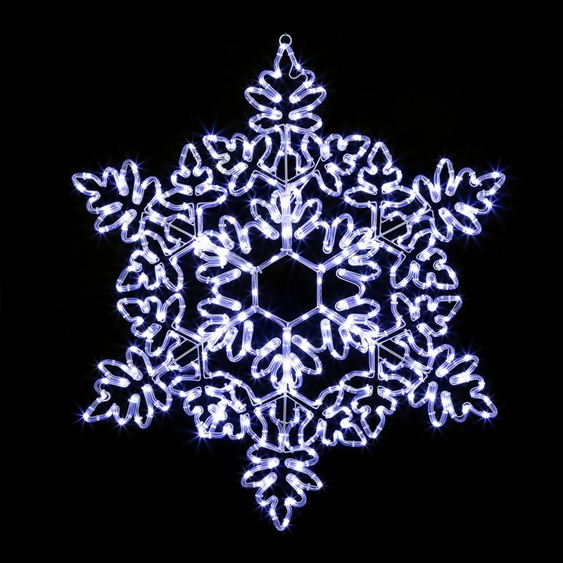 Décoration Lumineuse Flocon 85cm Blanc Froid 1 Décoration Lumineuse Flocon 85cm Blanc Froid