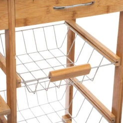 Desserte Bambou 6 Tiroirs Roulettes 76 Cm 5five 9 Desserte Bambou 6 Tiroirs Roulettes 76 Cm 5five -Demeyere Le mobilier Boutique desserte bambou 6 tiroirs roulettes 76 cm 5five 4