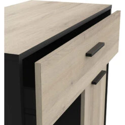 Demeyere Desserte De Cuisine 1 Tiroir 1 Porte Mint Noir Et Bois 7 Demeyere Desserte De Cuisine 1 Tiroir 1 Porte Mint Noir Et Bois -Demeyere Le mobilier Boutique desserte de cuisine 1 tiroir 1 porte mint noir et bois 3
