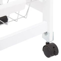 ATMOSPHERA Desserte De Cuisine Verre Blanc Modèle GUSTAF 7 ATMOSPHERA Desserte De Cuisine Verre Blanc Modèle GUSTAF -Demeyere Le mobilier Boutique desserte de cuisine verre blanc modele gustaf 3