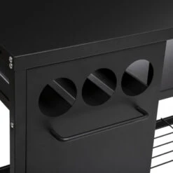 Desserte De Plancha Extérieure Noire Neka 11 Desserte De Plancha Extérieure Noire Neka -Demeyere Le mobilier Boutique desserte de plancha exterieure noire neka 2