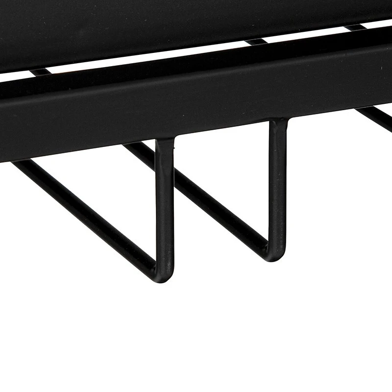 Desserte En Métal Et Verre Noir Noam 5Five 3 Desserte En Métal Et Verre Noir Noam 5Five – Image 3