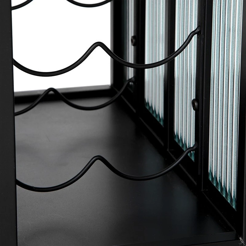 Desserte En Métal Et Verre Noir Noam 5Five 4 Desserte En Métal Et Verre Noir Noam 5Five – Image 4