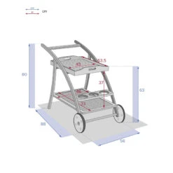 Desserte Extérieure Tiwi Acacia Hespéride -Demeyere Le mobilier Boutique desserte exterieur tiwi acacia hesperide 3