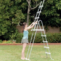 Echelle De Sécurité 1,32 M Avec Plateforme Intex -Demeyere Le mobilier Boutique echelle de securite 132 m avec plateforme intex 2