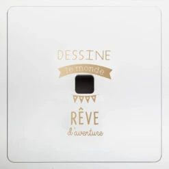 Ensemble Table + 2 Tabourets Enfant Blanc Doré Dream Atmosphera -Demeyere Le mobilier Boutique ensemble table 2 tabourets enfant blanc dore dream atmosphera 4