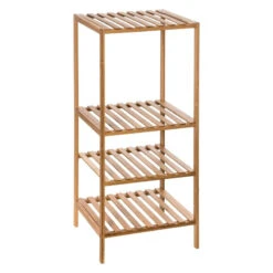 Etagère 4 Niveaux Salle Bain Varia Naturel Bambou -Demeyere Le mobilier Boutique etagere 4 niveaux salle bain varia naturel bambou 2