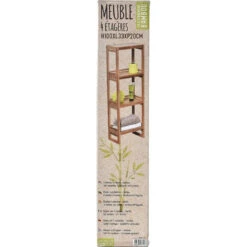 Étagère Bambou 4 Niveaux -Demeyere Le mobilier Boutique etagere bambou 4 niveaux 3