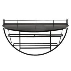Étagère Murale Métal Bouteilles 68x41 Atmosphera 6 Étagère Murale Métal Bouteilles 68x41 Atmosphera -Demeyere Le mobilier Boutique etagere murale metal bouteilles 68x41 atmosphera 2