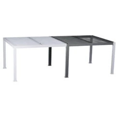 Extension Latérale Pour Pergola Majaé 3,6x3,6m Hespéride -Demeyere Le mobilier Boutique extension laterale pour pergola majae 36x36m hesperide 1 2