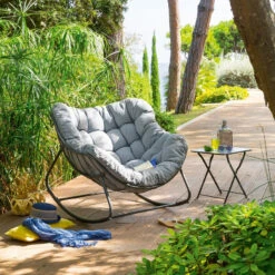 Fauteuil Bascule Extérieur Paopao Hespéride -Demeyere Le mobilier Boutique fauteuil bascule exterieur paopao hesperide 2