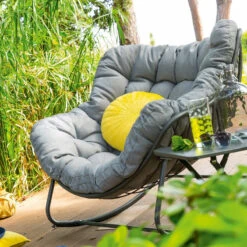 Fauteuil Bascule Extérieur Paopao Hespéride -Demeyere Le mobilier Boutique fauteuil bascule exterieur paopao hesperide 3