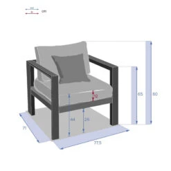 Fauteuil De Jardin Evasion Tonka Hespéride -Demeyere Le mobilier Boutique fauteuil de jardin evasion tonka hesperide 4