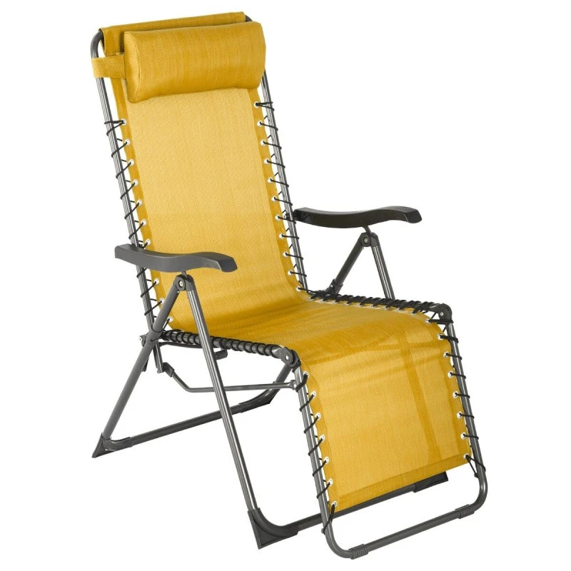 Fauteuil Détente D'extérieur Hespéride Silos Jaune Moutarde 2 Fauteuil Détente D'extérieur Hespéride Silos Jaune Moutarde – Image 2