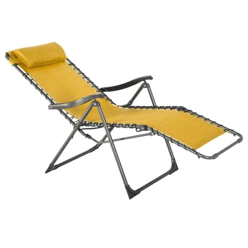 Fauteuil Détente D'extérieur Hespéride Silos Jaune Moutarde 3 Fauteuil Détente D'extérieur Hespéride Silos Jaune Moutarde – Image 3