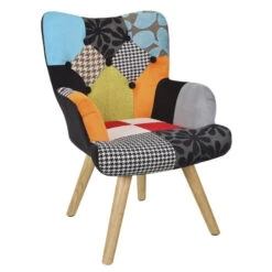 Fauteuil Enfant H67 Cm Patchwork Helsinki