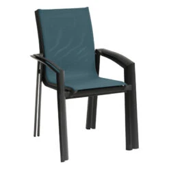 Fauteuil Extérieur Axant Bleu Canard/graphite Hespéride -Demeyere Le mobilier Boutique fauteuil exterieur axant bleu canard graphite hesperide 2