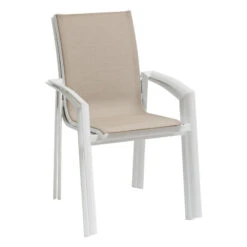 Fauteuil Extérieur Axant Lin/blanc Hespéride -Demeyere Le mobilier Boutique fauteuil exterieur axant linblanc hesperide 2