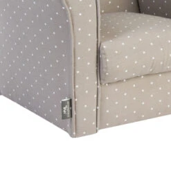 ATMOSPHERA Fauteuil Pour Enfant Taupe Décor étoiles -Demeyere Le mobilier Boutique fauteuil pour enfant taupe decor etoiles 2