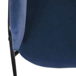 Fauteuil Velours Bleu Siron Atmosphera -Demeyere Le mobilier Boutique fauteuil velours bleu atmosphera 2