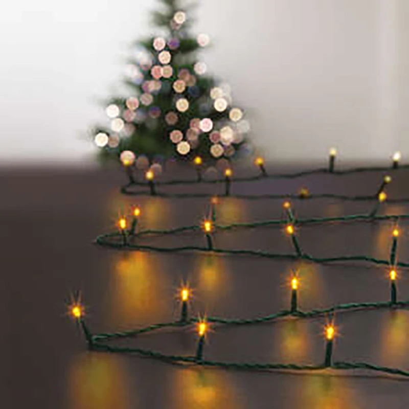 Guirlande Programmable 500 LED 50 Mètres Blanc Chaud FV 2 Guirlande Programmable 500 LED 50 Mètres Blanc Chaud FV – Image 2