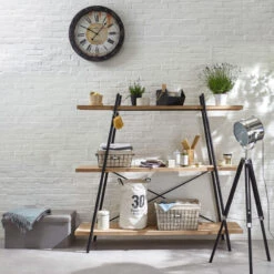 Horloge Décor Cordes D68 Atmosphera -Demeyere Le mobilier Boutique horloge au decor cordes 68cm 2