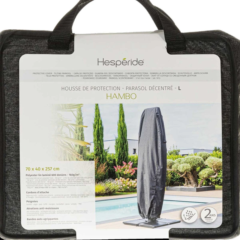 Housse De Protection Pour Parasol Déporté L Hambo Hespéride 3 Housse De Protection Pour Parasol Déporté L Hambo Hespéride – Image 3