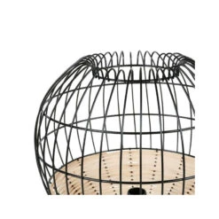 Lampe à Poser Calypso Boule Rotin Et Métal Ostaria -Demeyere Le mobilier Boutique lampe a poser calypso boule rotin et metal ostaria 2