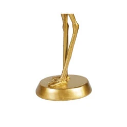 Lampe En Résine Dorée Domingo Flamant Rose Ostaria -Demeyere Le mobilier Boutique lampe en resine doree domingo flamant rose ostaria 1