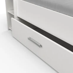 Demeyere Lit 140x190 Cm Pocket Blanc -Demeyere Le mobilier Boutique lit 2 places polly blanc 4