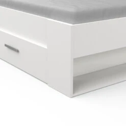 Demeyere Lit 140x190 Cm Pocket Blanc -Demeyere Le mobilier Boutique lit 2 places polly blanc 6