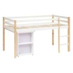Lit Combi Bureau Enfant Pin Blanc Atmosphera 7 Lit Combi Bureau Enfant Pin Blanc Atmosphera -Demeyere Le mobilier Boutique lit combi bureau enfant pin blanc atmosphera 2