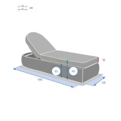 Lit Piscine Moorea Terre Ombre Hespéride 15 Lit Piscine Moorea Terre Ombre Hespéride -Demeyere Le mobilier Boutique lit piscine moorea terre ombre hesperide 7