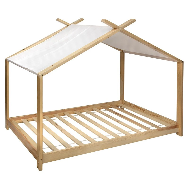 Lit Tente 90x190 En Bois Sans Matelas Atmosphera 2 Lit Tente 90x190 En Bois Sans Matelas Atmosphera – Image 2