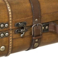 Lot De 2 Malles En Bois Atmosphera -Demeyere Le mobilier Boutique lot de 2 malles en bois atmosphera 3