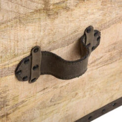 Malle Pouf Vintage En Bois Atmosphera -Demeyere Le mobilier Boutique malle pouf vintage en bois atmosphera 4