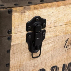 Malle Pouf Vintage En Bois Atmosphera -Demeyere Le mobilier Boutique malle pouf vintage en bois atmosphera 5