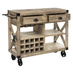 Meuble Bar 2 Tiroirs Sur Roues Silas Atmosphera 11 Meuble Bar 2 Tiroirs Sur Roues Silas Atmosphera -Demeyere Le mobilier Boutique meuble bar 2 tiroirs sur roues silas atmosphera 2