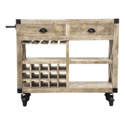 Meuble Bar 2 Tiroirs Sur Roues Silas Atmosphera 12 Meuble Bar 2 Tiroirs Sur Roues Silas Atmosphera -Demeyere Le mobilier Boutique meuble bar 2 tiroirs sur roues silas atmosphera 3