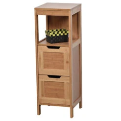 Meuble Bas 2 Tiroirs En Bambou Mahé