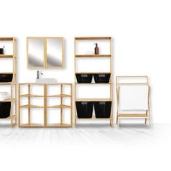 Meuble Haut Miroir Double Lab'n Modul 5Five 6 Meuble Haut Miroir Double Lab'n Modul 5Five -Demeyere Le mobilier Boutique meuble haut miroir double lab n modul 5five 2