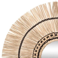 Miroir Laya Roseau 60 Cm Atmosphera 5 Miroir Laya Roseau 60 Cm Atmosphera -Demeyere Le mobilier Boutique miroir laya roseau 60 cm atmosphera 2