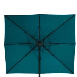 Parasol Décentré Eléa Inclinable Rectangulaire Bleu Canard Hespéride 9 Parasol Décentré Eléa Inclinable Rectangulaire Bleu Canard Hespéride -Demeyere Le mobilier Boutique parasol decentre elea inclinable 3x4 bleu canard hesperide 2
