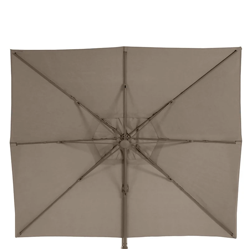 Parasol Décentré Eléa Inclinable Rectangulaire Noisette Hespéride 4 Parasol Décentré Eléa Inclinable Rectangulaire Noisette Hespéride – Image 4