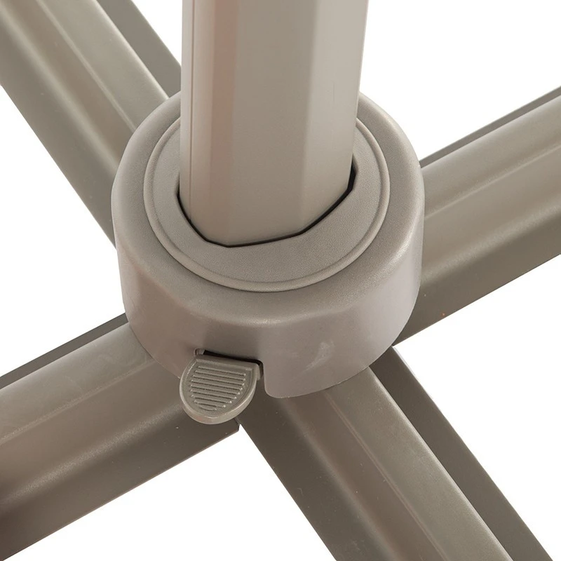 Parasol Décentré Eléa Inclinable Rectangulaire Noisette Hespéride 5 Parasol Décentré Eléa Inclinable Rectangulaire Noisette Hespéride – Image 5