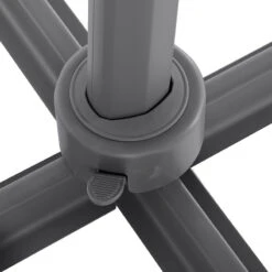 Parasol Décentré Eléa Inclinable Hexagonal Oléfine Anthracite Hespéride -Demeyere Le mobilier Boutique parasol decentre elea inclinable 3x42 olefine anthracite hesperide 1 6